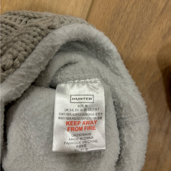 Hunter Boot Fleece and Cableknit Liners - Picture 3 of 3